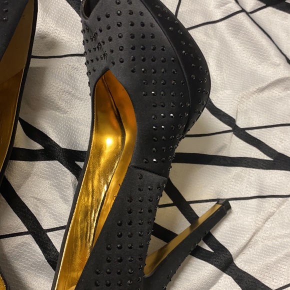 TedBakerStunningSparklingBlackCrystals GoldLining Too Gorgeous to Describe! - Picture 13 of 16